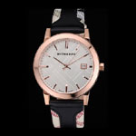 Burberry The City Classic Silver Dial Black Bracelet BB5802