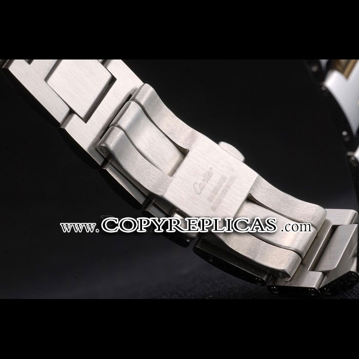 Cartier Ballon Bleu 38mm White Dial Stainless Steel Case Two Tone Gold Bracelet CTR5867 - Photo-4