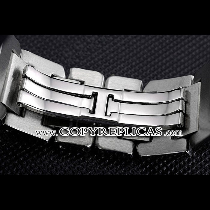 Cartier Tank MC Black Dial Stainless Steel Case And Bracelet CTR6129 - Photo-4