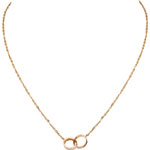 Cartier Love necklace diamonds B7013900