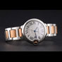 Swiss Cartier Ballon Bleu 36mm Silver Dial Stainless Steel Case Two Tone Gold Bracelet CTR5918 - thumb-2