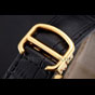 Swiss Cartier Rotonde Annual Calendar White Dial Gold Case Black Leather Strap CTR6003 - thumb-4