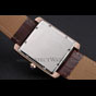 Cartier Tank MC Black Dial Gold Case Brown Leather Strap CTR6133 - thumb-3