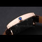 Cartier Tank MC Black Dial Gold Case Brown Leather Strap CTR6133 - thumb-4