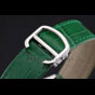 Cartier Tortue Perpetual Calendar White Dial Stainless Steel Case Green Leather Strap CTR6149 - thumb-3