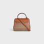 Celine Mini 16 In Tweed And Natural Calfskin 197982EOL 14ML - thumb-3