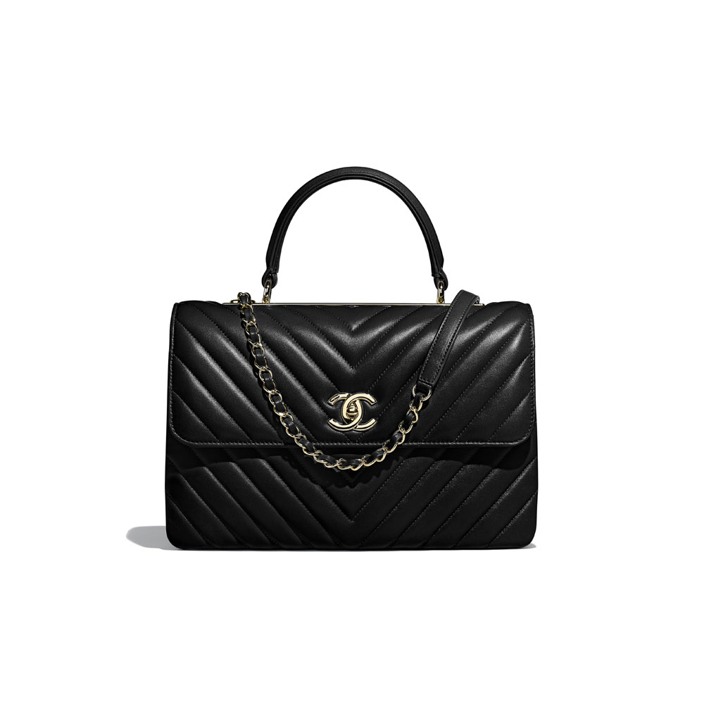 Chanel Flap bag with top handle A69923 Y83366 94305