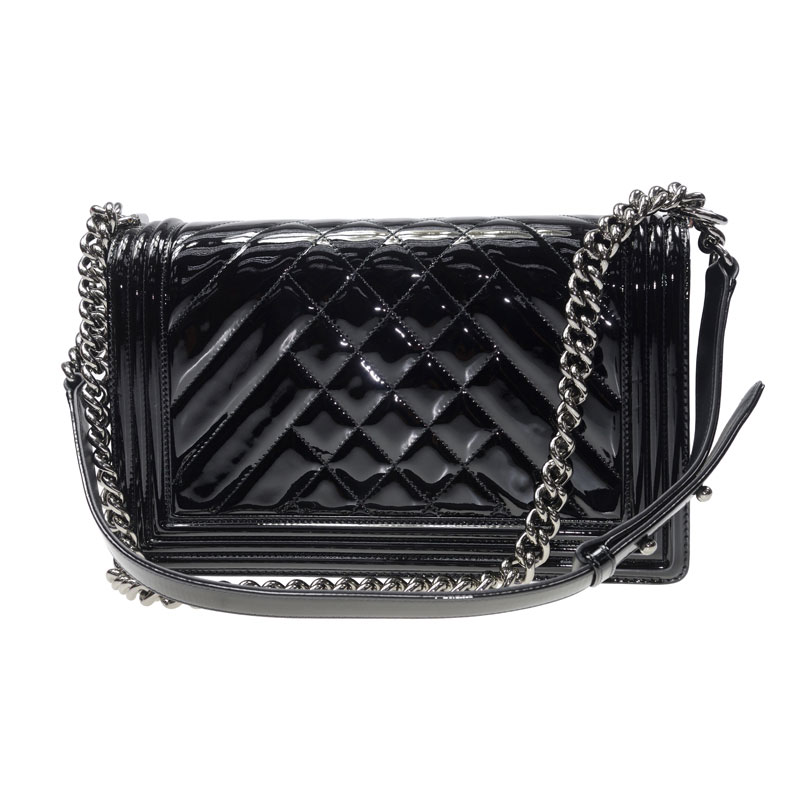 Boy Chanel Flap Bag Patent A90192 Y06830 94305 - Photo-2