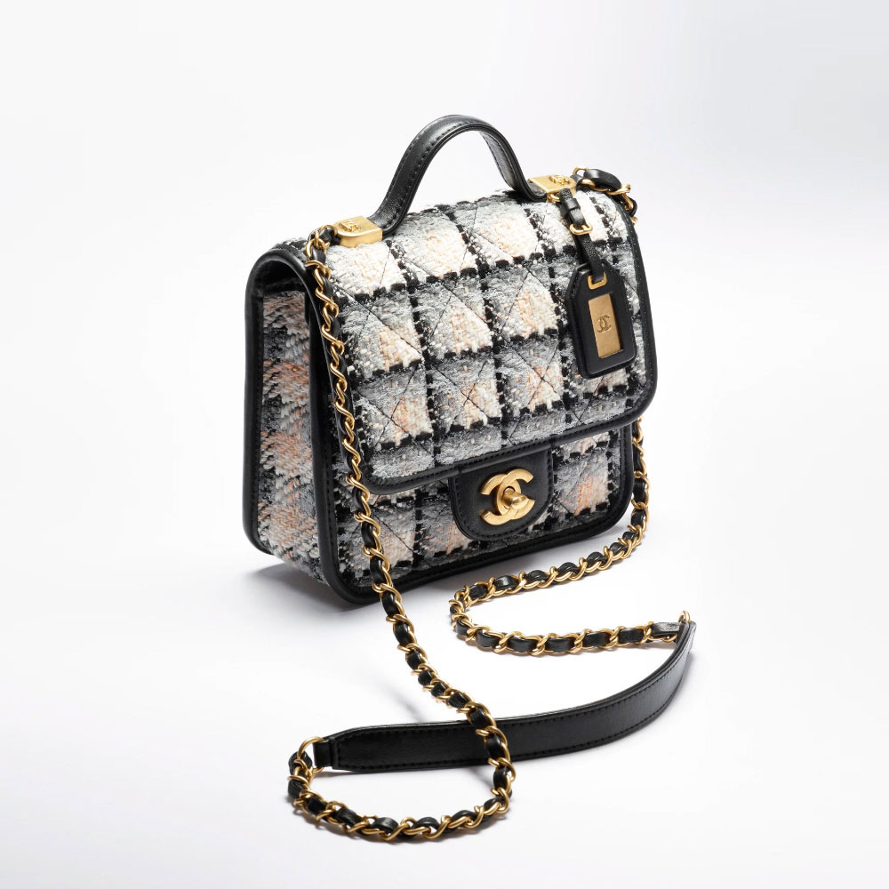 Chanel Small Flap Bag with Top Handle AS3652 B09403 NK472 - Photo-2
