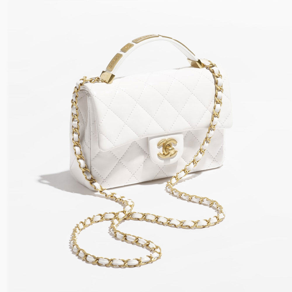 Chanel Small flap bag with top handle AS4679 B15558 10601 - Photo-2