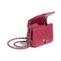 Chanel mini flap bag lambskin silver tone metal A35200 Y01480 5B309 - thumb-3