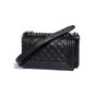 small boy chanel bag calfskin ruthenium finish metal A67085 Y09953 94305 - thumb-2