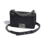 small boy chanel bag calfskin ruthenium finish metal A67085 Y09953 94305 - thumb-3