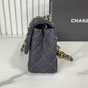 Chanel Mini classic handbag Denim gold-tone metal A69900 B23660 U7663 - thumb-2