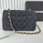 Chanel Mini classic handbag Denim gold-tone metal A69900 B23660 U7663 - thumb-3