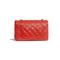 Chanel mini flap bag lambskin silver tone metal A69900 Y01480 5B651 - thumb-2