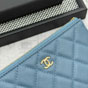 Chanel Classic mini pouch in Blue Caviar Gold A82365 Y01480 N0901 - thumb-3
