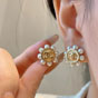 Chanel Stud Earrings ABH145 B23610 U7916 - thumb-2