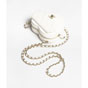 Chanel Heart clutch with chain in white AP2784 B07958 10601 - thumb-2