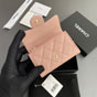 Chanel Classic Card Holder Pink Grained Calfskin AP4096 B10583 NN267 - thumb-4