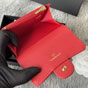 Chanel Classic Card Holder Red Grained Shiny Calfskin AP4096 B10583 NQ339 - thumb-4