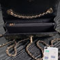 Chanel Clutch with chain in black AP4184 Y60767 94305 - thumb-4