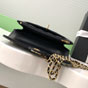 Chanel Wallet on chain in black AP4674 B21437 94305 - thumb-4