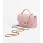 Chanel Clutch with chain in light pink AP4675 B21437 U2360 - thumb-2