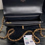Chanel Wallet on chain in black AP4785 B21415 94305 - thumb-3