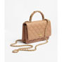 Chanel Wallet on chain in camel AP4785 B21415 NB356 - thumb-2