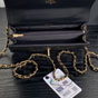 Chanel Clutch with chain in black AP4798 B21415 94305 - thumb-4
