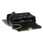 Calfskin Crochet Black Chanel 19 Flap Bag AS1160 B04824 94305 - thumb-3