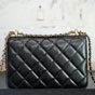 Chanel Small flap bag calfskin gold-tone metal AS2649 B05973 94305 - thumb-2