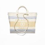Chanel Shopping bag in blue yellow AS3351 B18809 NACAD