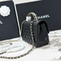 Chanel Matelasse Top Handle Chain Crossbody Shoulder Bag AS4140 in Black - thumb-2