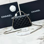 Chanel Matelasse Top Handle Chain Crossbody Shoulder Bag AS4140 in Black - thumb-3