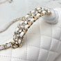 Chanel Matelasse Top Handle Chain Crossbody Shoulder Bag AS4140 in White - thumb-5