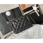 Chanel Mini flap bag in black AS4384 B15773 94305 - thumb-2