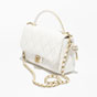Chanel Flap bag with top handle in white AS5317 B18800 10601 - thumb-2
