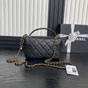 Chanel Flap bag with top handle in black AS5317 B18800 94305 - thumb-3