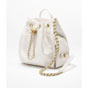 Chanel 25 medium backpack in white AS5600 B20304 10601 - thumb-2