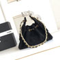 Chanel 25 mini handbag Suede calfskin gold metal AS5631 B18799 94035 - thumb-2
