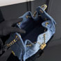 Chanel 25 mini handbag Washed denim gold-tone metal AS5631 B23556 U7740 - thumb-5