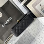 Chanel Mini flap bag with top handle in black AS5701 B21431 94305 - thumb-3