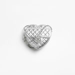 Chanel Heart bag in silvery AS5764 B21928 NF635