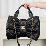 Chanel Medium bow bag in black AS5851 B22148 94305