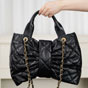 Chanel Medium bow bag in black AS5851 B22148 94305 - thumb-2