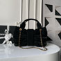 Chanel Medium bow bag in black AS5851 B22154 94305 - thumb-2