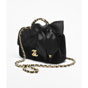 Chanel Mini flap bag with top handle in black AS5875 B22481 94305 - thumb-2