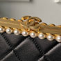 Chanel Clutch imitation pearls in black AS5912 B22538 94305 - thumb-2